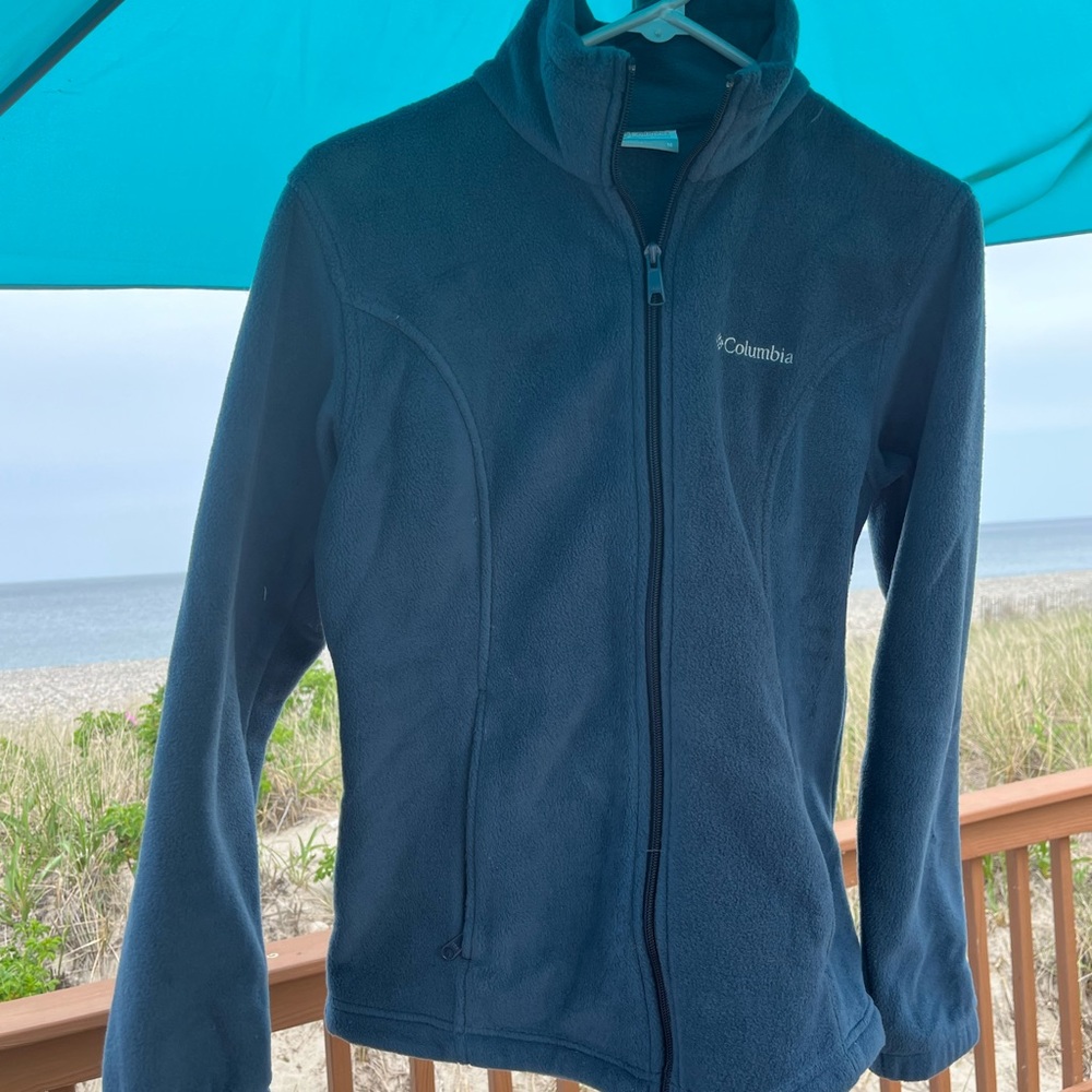 Columbia Women’s Zip-up Fleece Size Medium Slate Blue